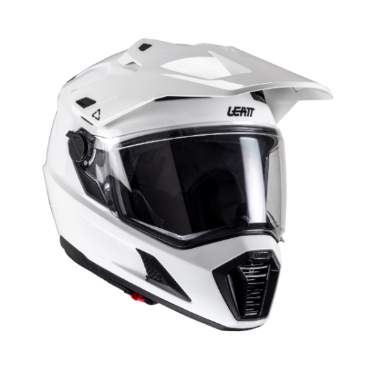 קסדה אדוונצ'ר ליט 8.5 לבן כולל משקף אבק LEATT ADV 8.5 V25 White