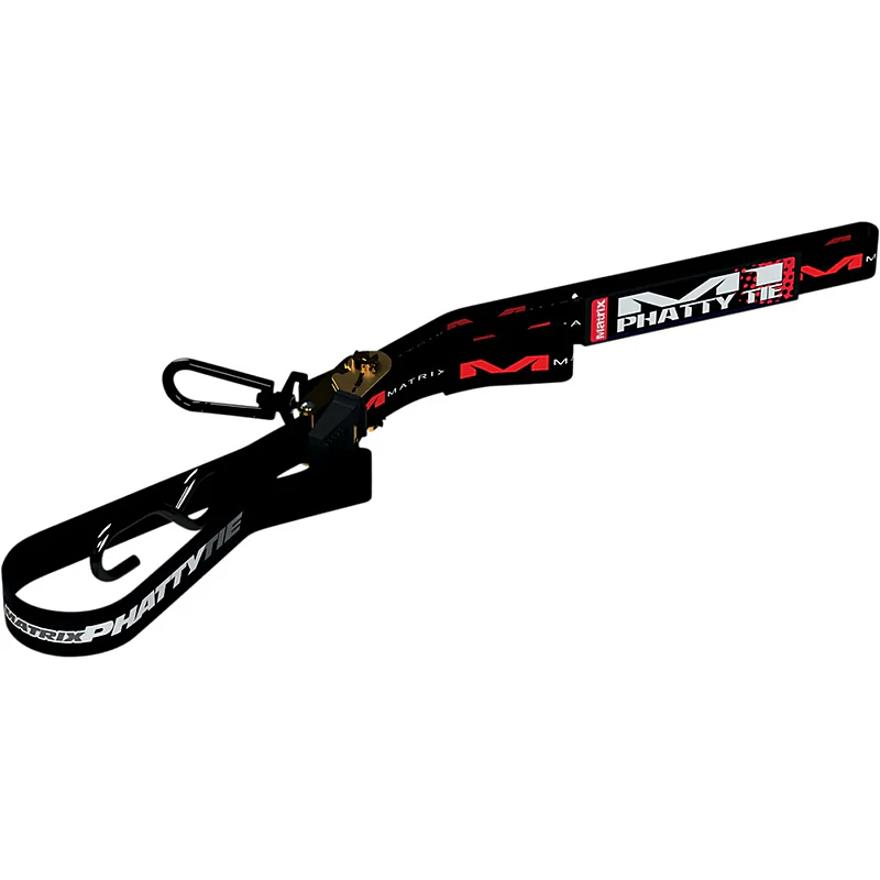 רצועות קשירה ראצ'ט מטריקס שחור – Matrix M1 1.5 Phatty Tiedowns Ratcheting