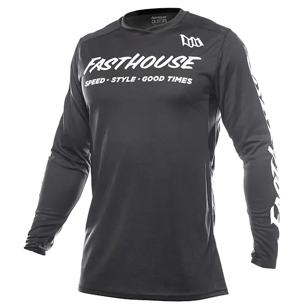 חולצת רכיבה פסטהאוס שחור – Fasthouse Elrod Torque LS Jersey Black
