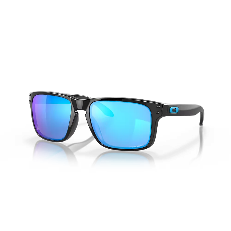 משקפי שמש אוקלי שחור מבריק – Oakley Holbrook Polished Black PRIZM Sapphire