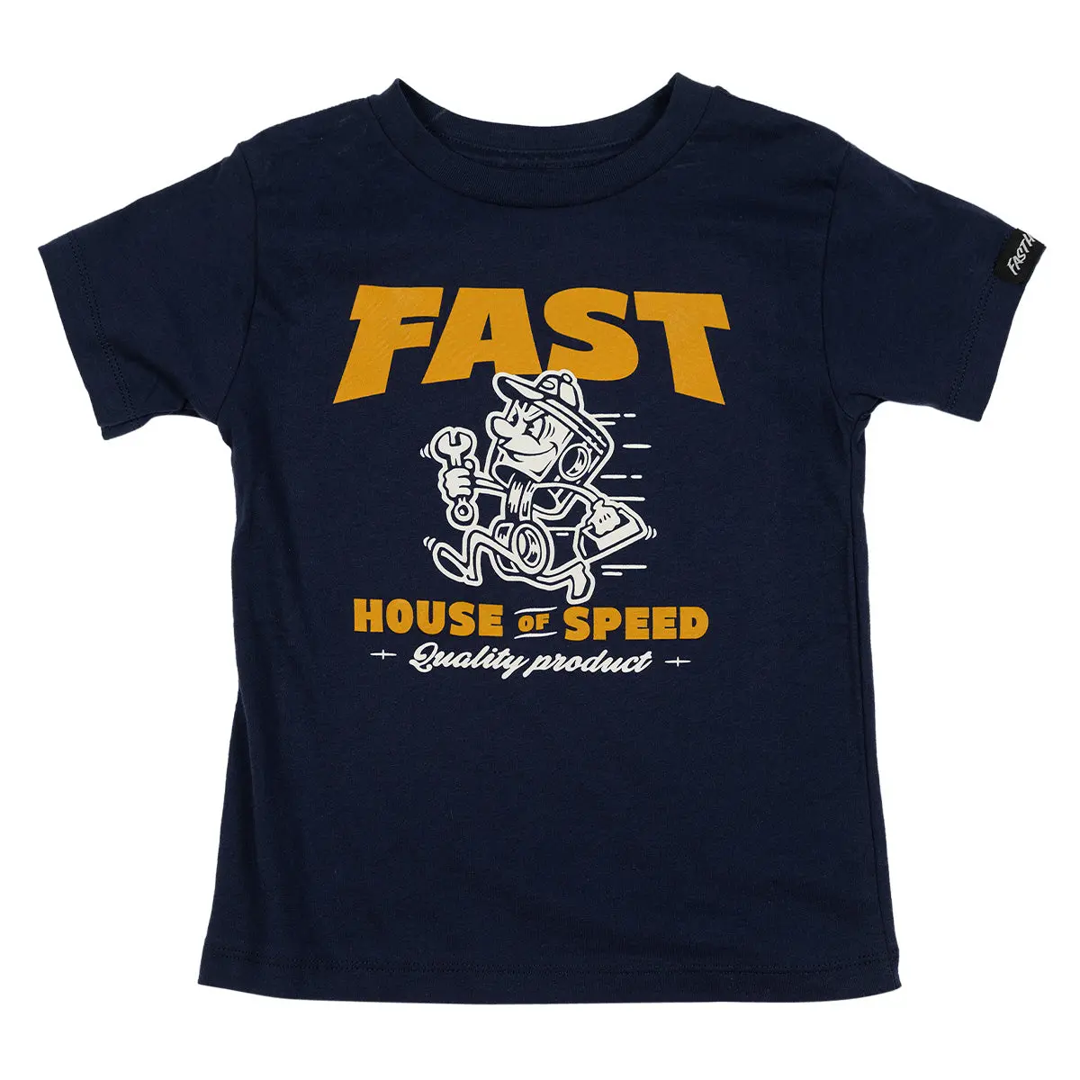 חולצת טי ילדים פסטהאוס כחול כהה – Fasthouse Toddler Runner SS Tee