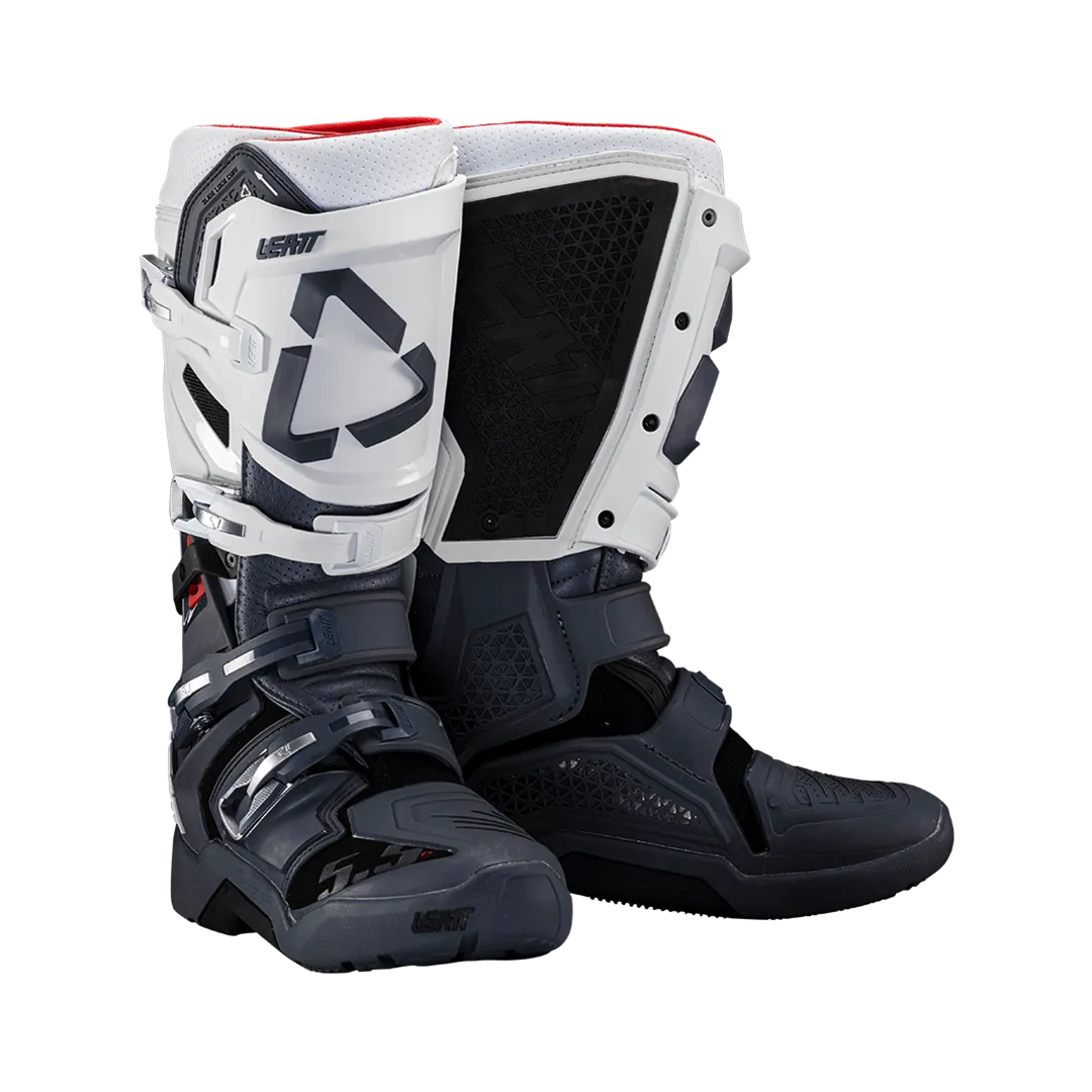 מגפי רכיבה אנדורו ליט לבן – LEATT MOTO 5.5 FLEXLOCK ENDURO BOOTS