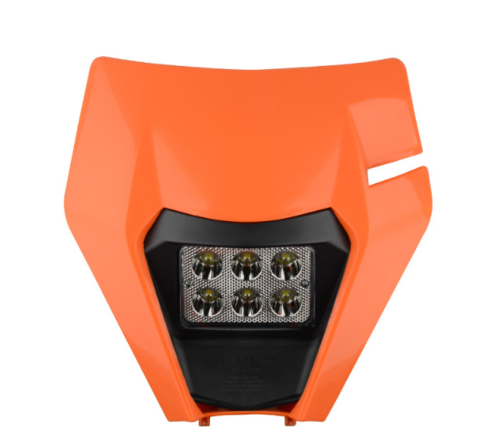 סט מסכה עם פנס לד KTM
