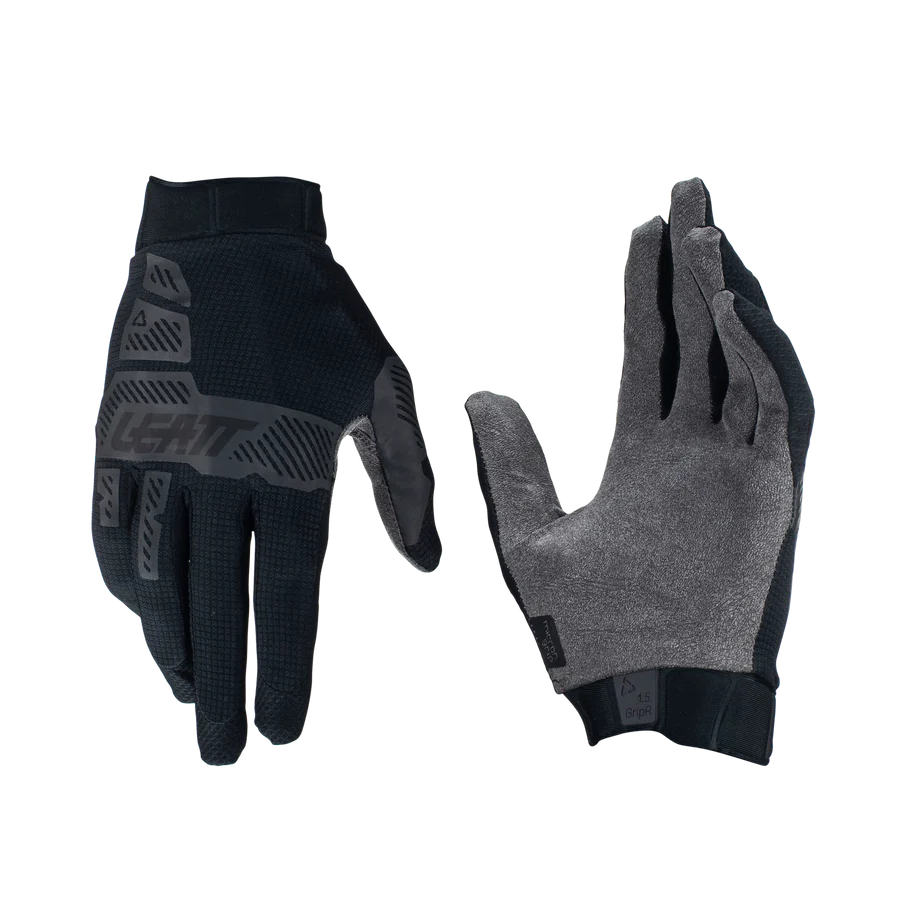 כפפות ליט שחור/אפור – Leatt Moto GripR Stealth