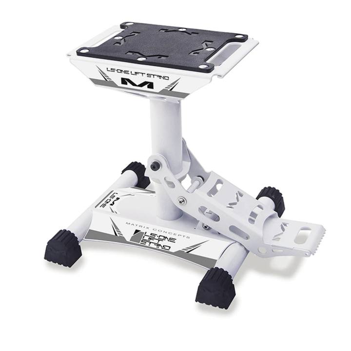 סטנד הרמה לאופנוע לבן Matrix LS-One