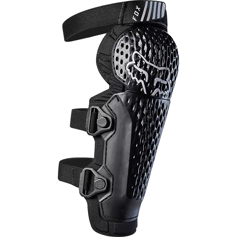 מגן ברך נוער פוקס שחור – FOX YOUTH Titan Race Knee Guard CE