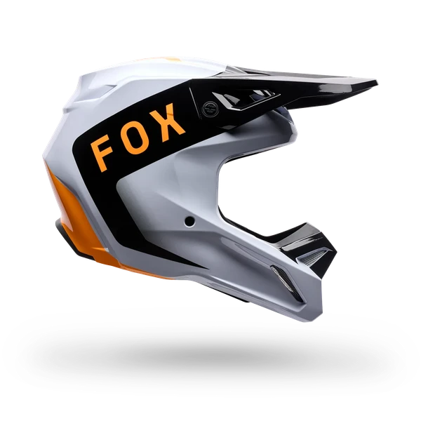 קסדת פוקס לבן/שחור – FOX V1 Noble Helmet