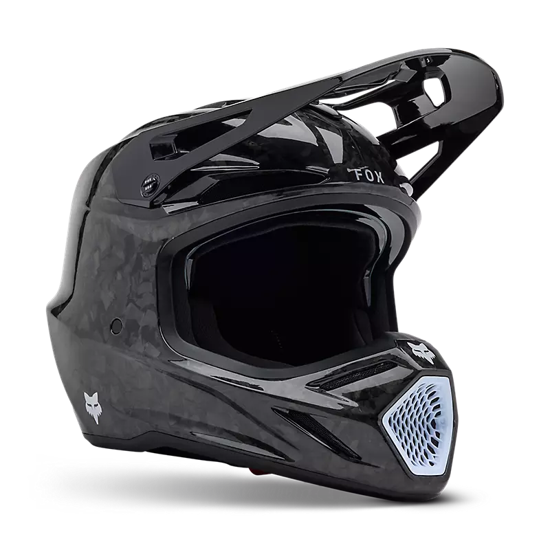 קסדה פוקס קרבון שחור FOX RACING V3 RS SOLID