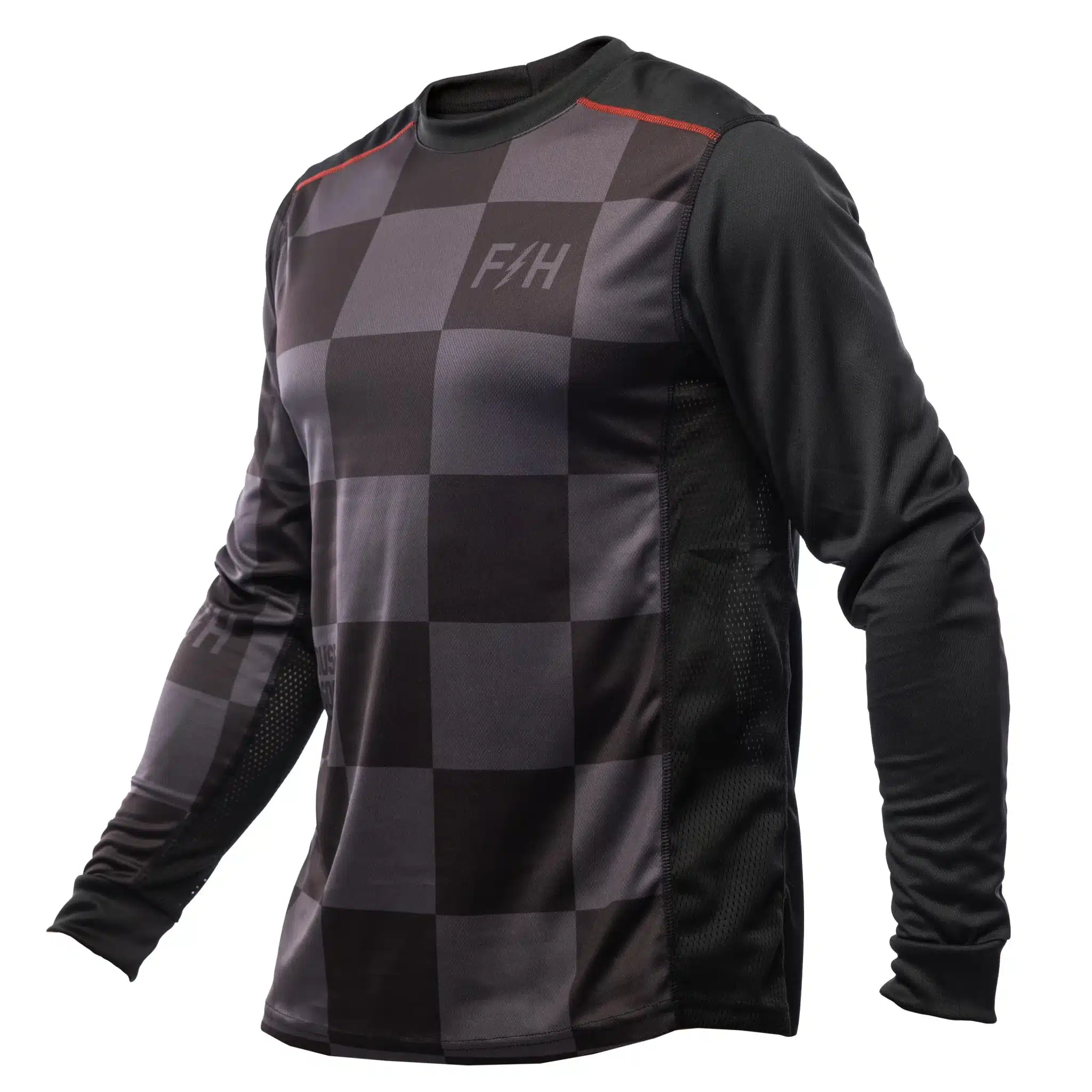 חולצת רכיבה פסטהאוס שחור/אפור – FASTHOUSE SANGUARO GIBSON LS JERSEY