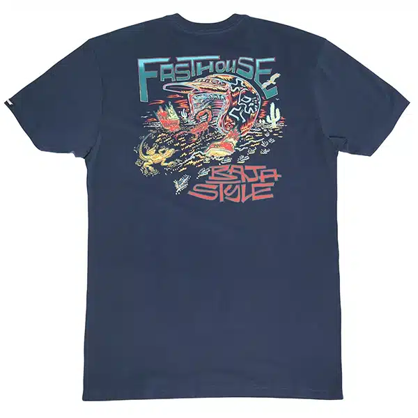 חולצה קצרה פסטהאוס כחול FASTHOUSE Baja Style SS Tee Navy