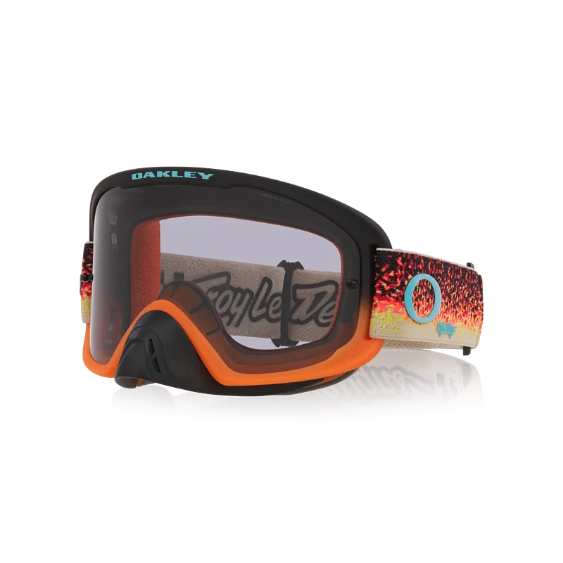 משקף אבק אוקלי שחור כתום – Oakley O Frame 2.0 Pro MX TLD Trans