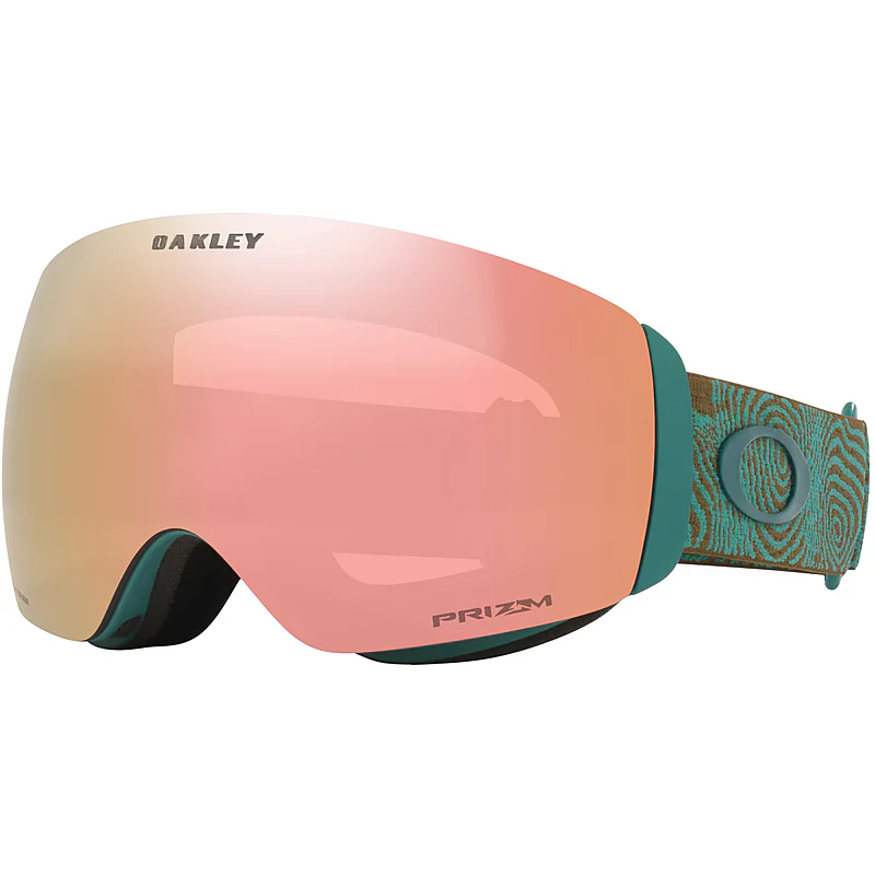 משקף סקי אוקלי ירוק/זהב ורוד – Oakley Flight Deck M PAC Trails Prizm