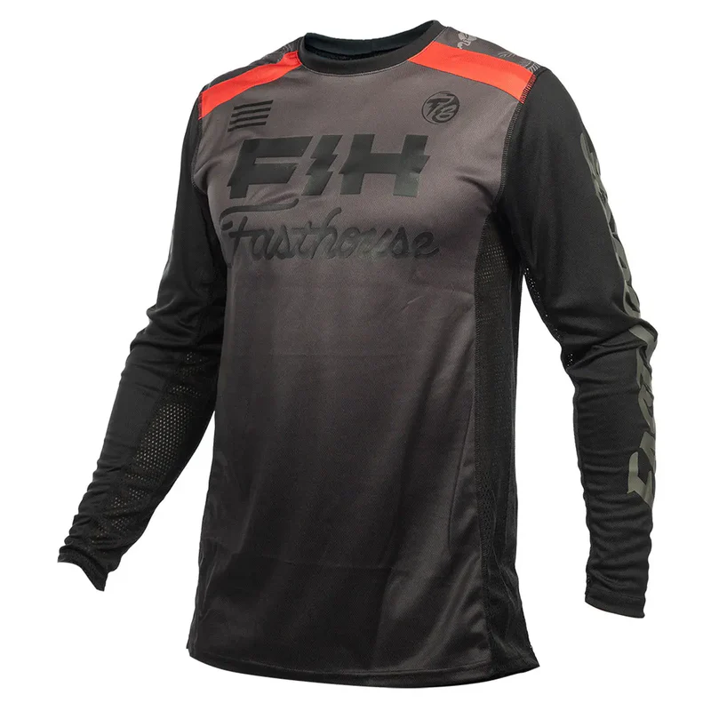 חולצת רכיבה פסטהאוס שחור שרוול ארוך – Fasthouse Grindhouse TB Island Hopping LS Jersey