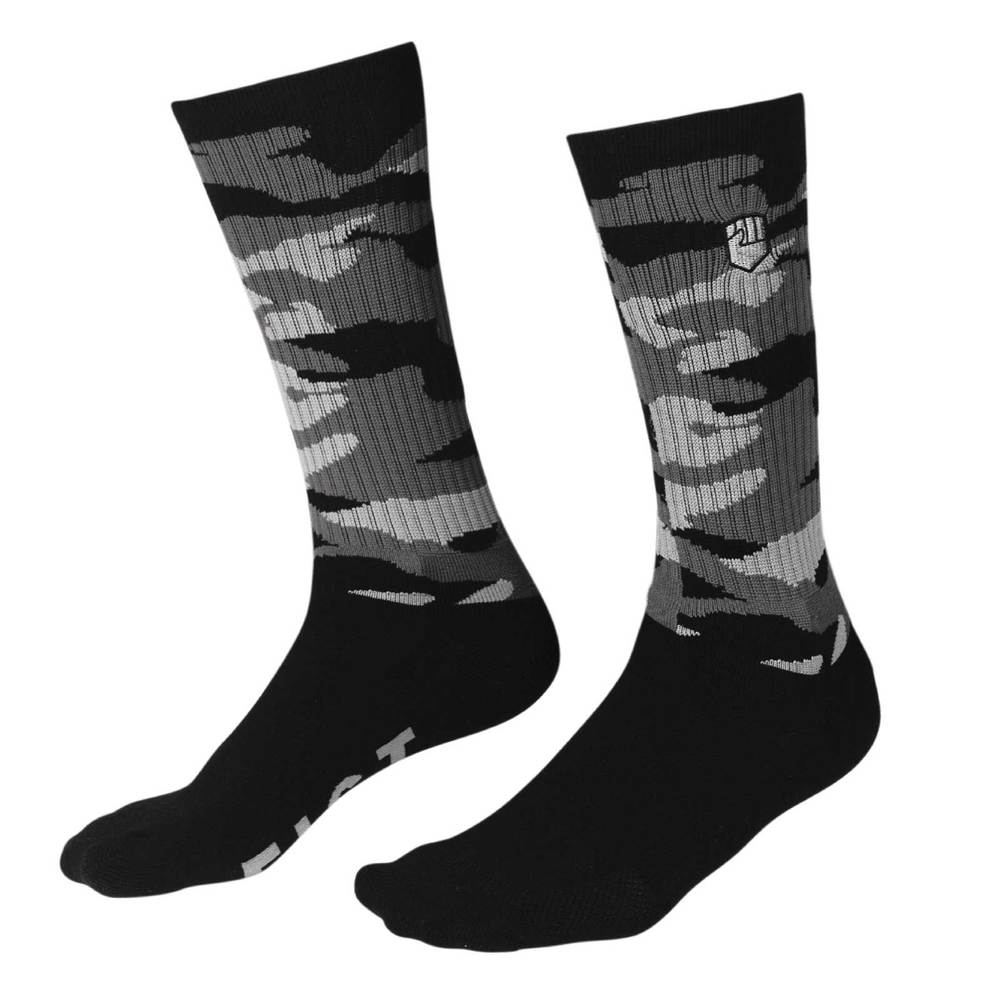 גרבים גבוהות לרכיבת אופניים-COVERT CAMO CREW SOCK