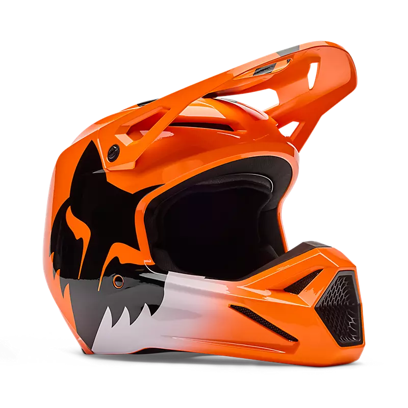 קסדת שטח ילדים פוקס כתום – FOX YOUTH V1 Shield