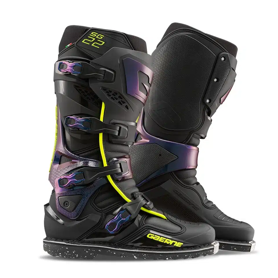 מגפי רכיבה שחור/סגול GAERNE NEW SG22 CHAMELEON