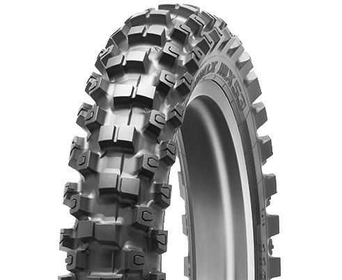צמיג אחורי דאנלופ mx53 מידה 110/90-19