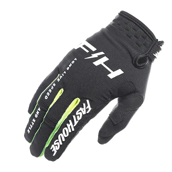 כפפות רכיבה פסטהאוס שחור ניאון – Fasthouse Elrod Nitro Glove Black Neon