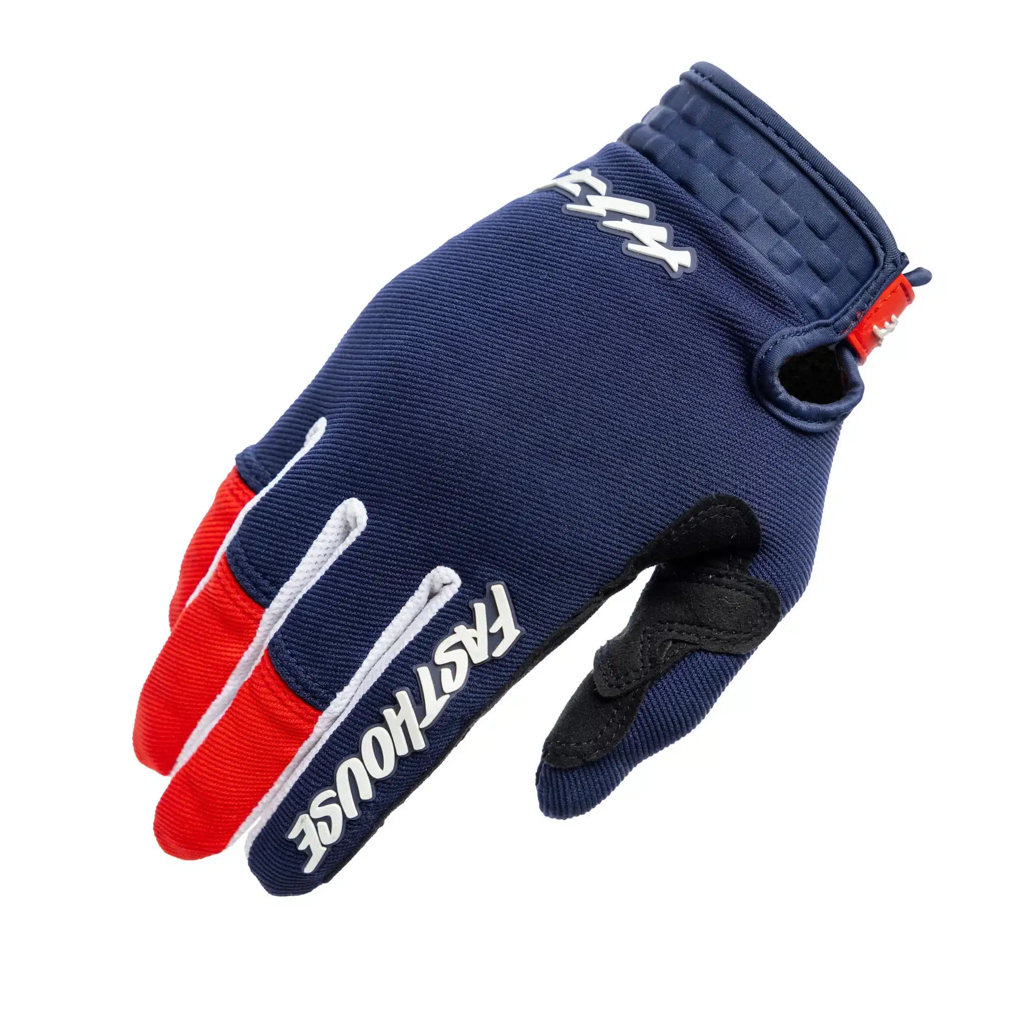 כפפות רכיבה פסטהאוס כחול/אדום – FASTHOUSE SPEED STYLE HUDSON GLOVE