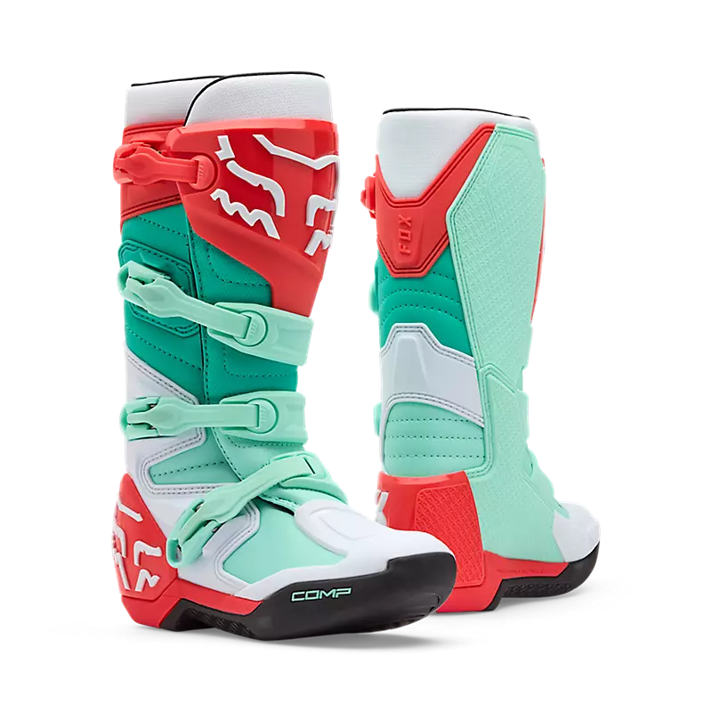 מגפי רכיבה פוקס טורקיז כתום – FOX Comp Boot