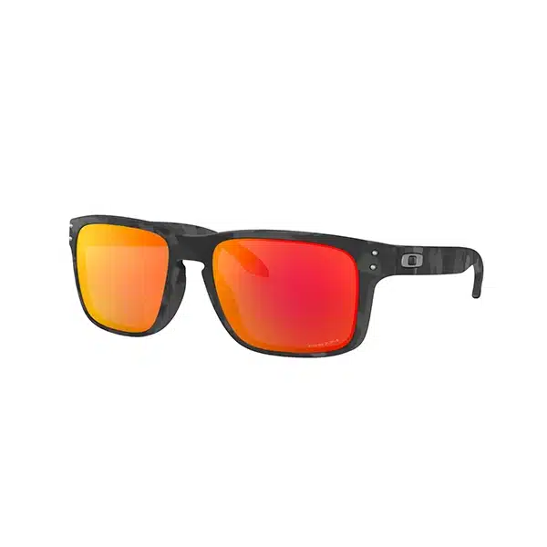 משקפי שמש אוקלי שחור קמו – Oakley Holbrook Matte Black Camo PRIZM Ruby