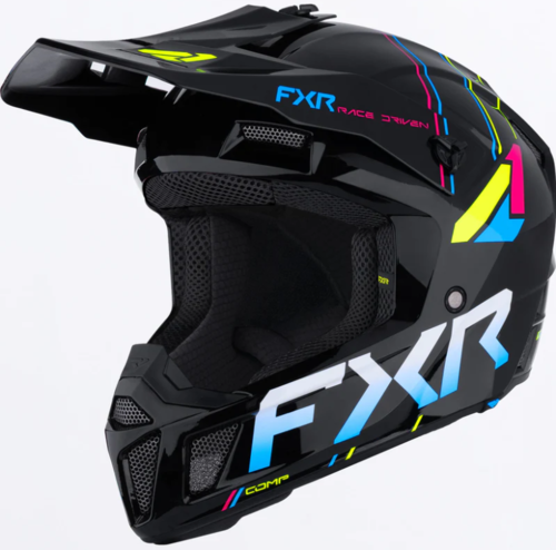 קסדת שטח לילדים אפ איקס אר קלאצ' שחור FXR CLUTCH MX RAVE 2026 22.06