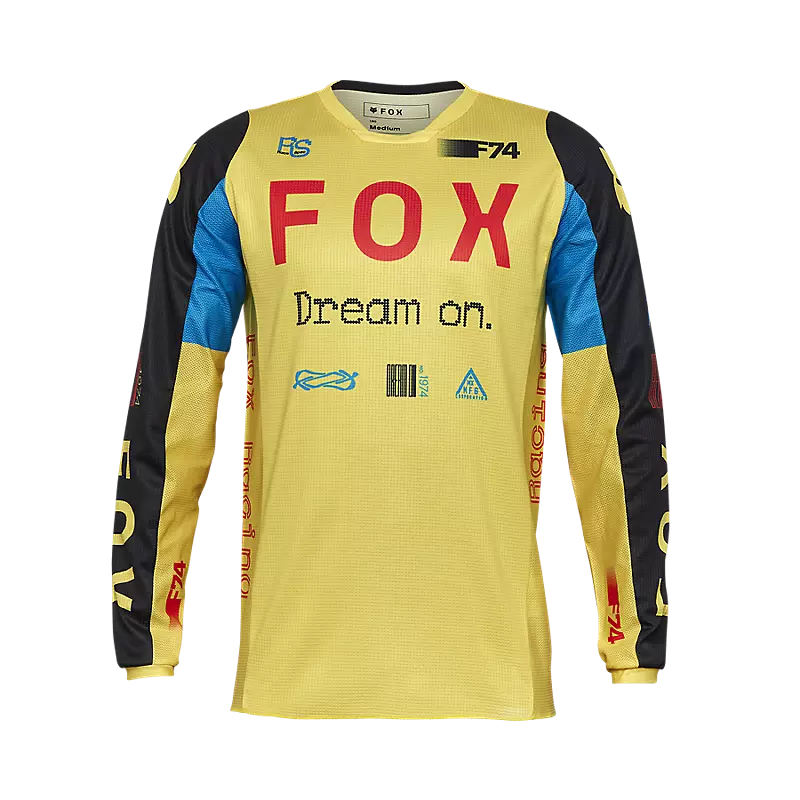 חולצת רכיבה פוקס צהוב FOX RACING 180 RACE SPEC