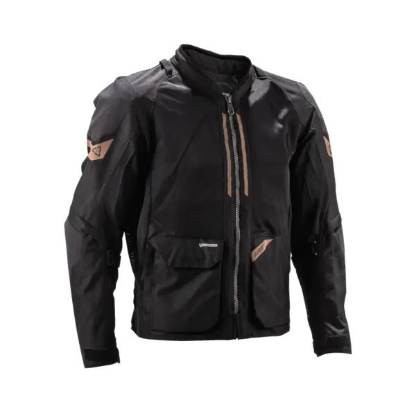 מעיל רכיבה ליט שחור אפור – Leatt ADV FlowTour 4.5 Short Jacket