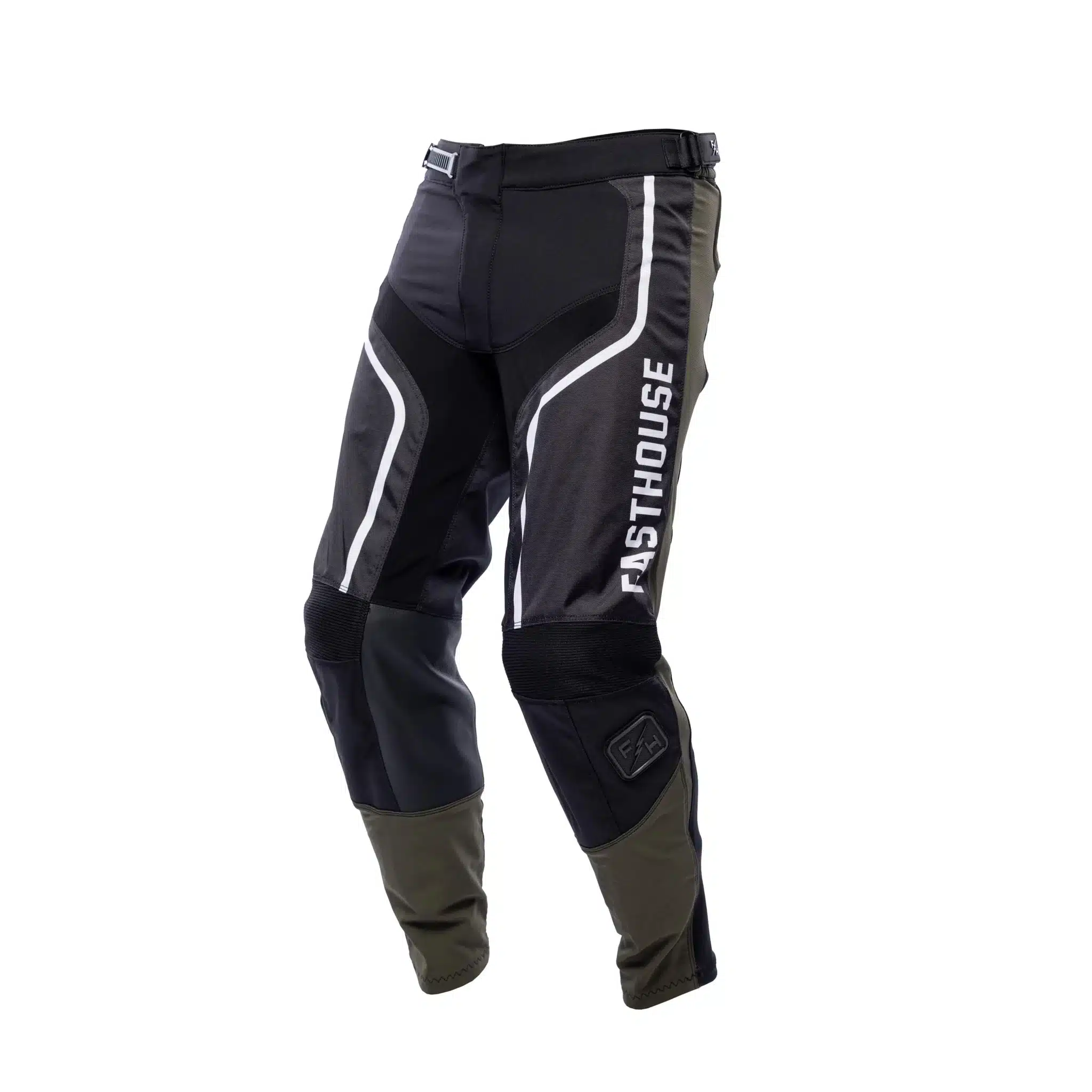 מכנס רכיבה ילדים פסטהאוס שחור/לבן – FASTHOUSE YOUTH GRINDHOUSE HUDSON PANT
