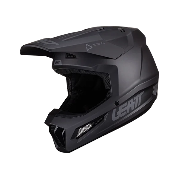 קסדת שטח ליט שחור מט – LEATT MOTO 2.5 HELMET