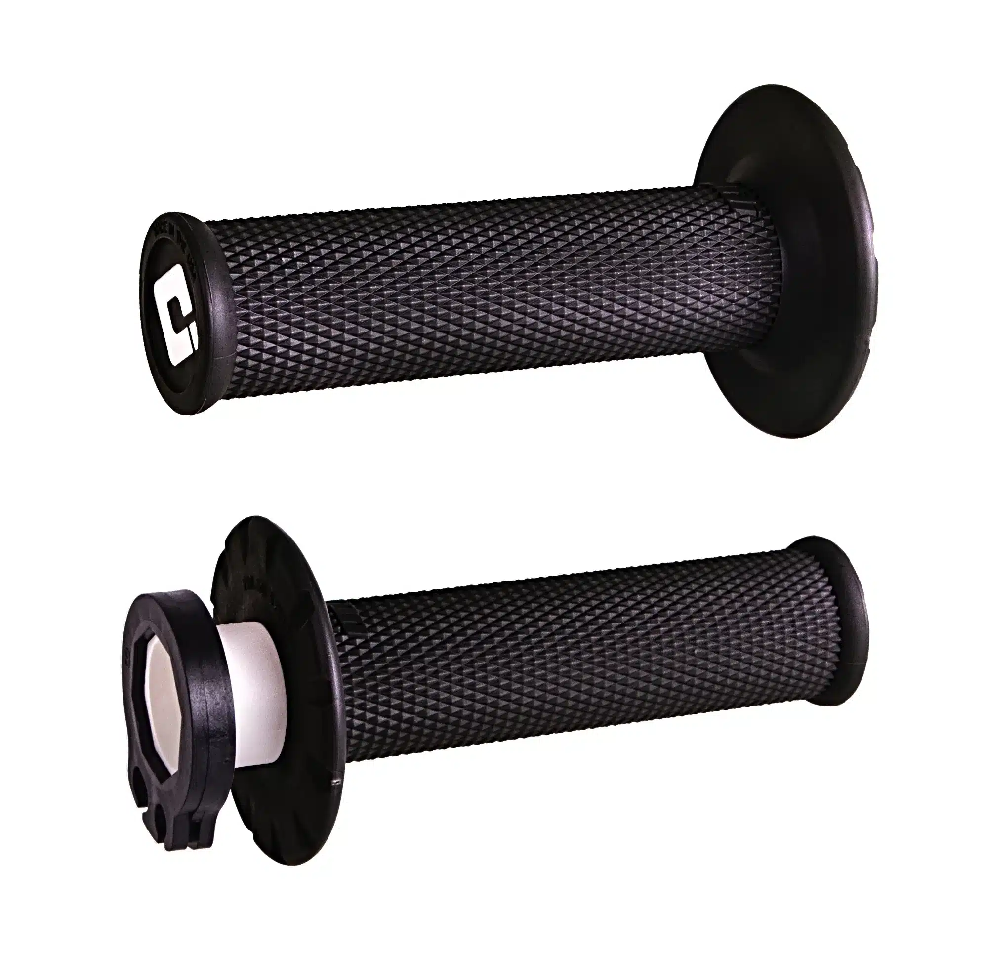 גריפים כולל ידית מצערת שחור ODI Lock-On V2 No Waffle
