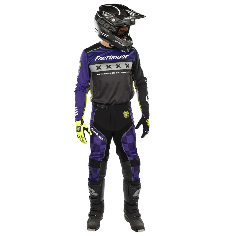 חליפת רכיבה פסטהאוס סגול שחור – Fasthouse Grindhouse Grimm Gear Set Purple/Black