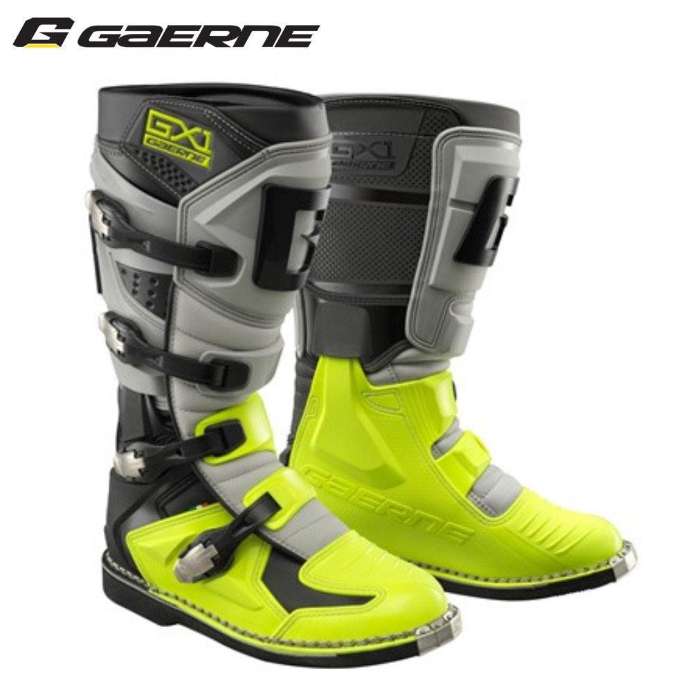 מגפי רכיבה גארנה שחור/אפור/צהוב GAERNE New GX1 Goodyear