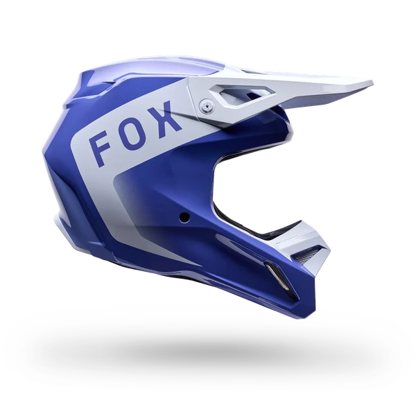 קסדת מוטוקרוס פוקס לבן/סגול – FOX V1 Noble Helmet