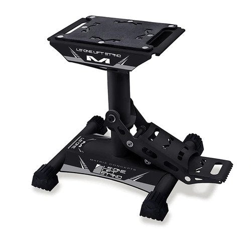 סטנד הרמה לאופנוע שחור עם פדל Matrix LS-One