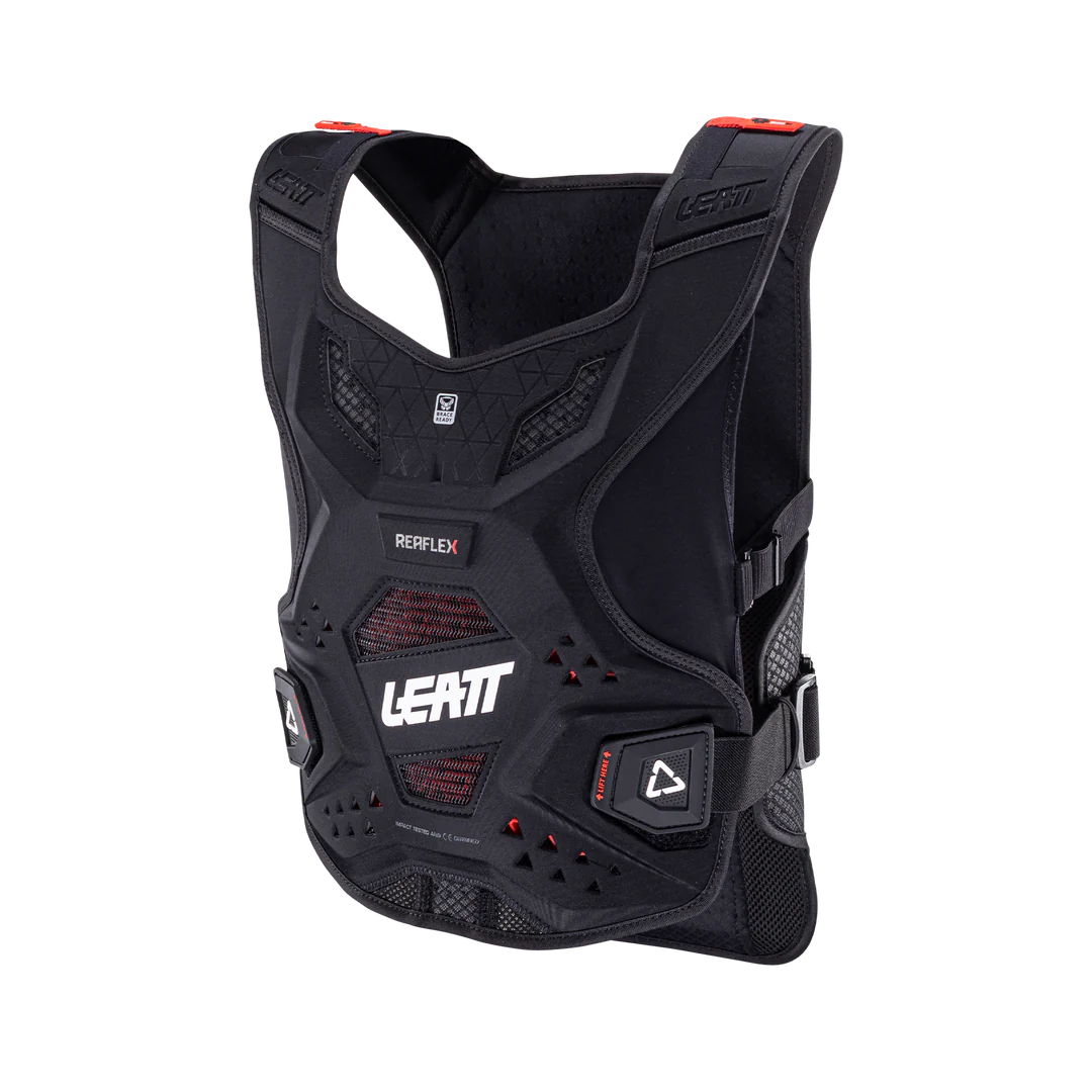 מיגון חזה וגב צביצב לנשים ליט שחור LEATT Chest Protector ReaFlex w