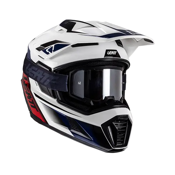 קסדת אדוונצ׳ר ליט לבן/כחול/אדום Leatt ADV 8.5 Royal