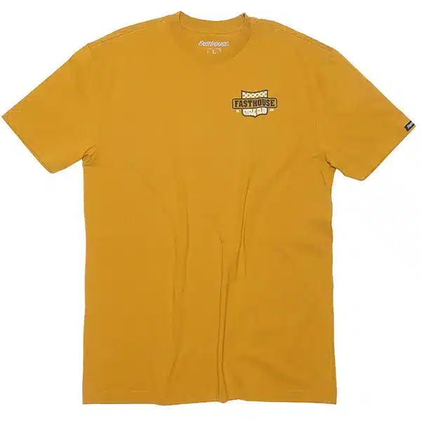 חולצת טי פסטהאוס צהוב – Fasthouse Krest SS Tee Vintage Gold