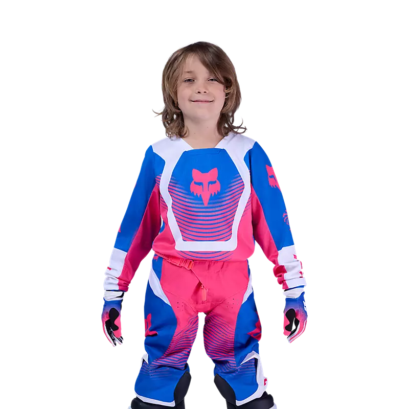 חליפת רכיבה ילדים פוקס ורוד/כחול – FOX YOUTH 180 Collect