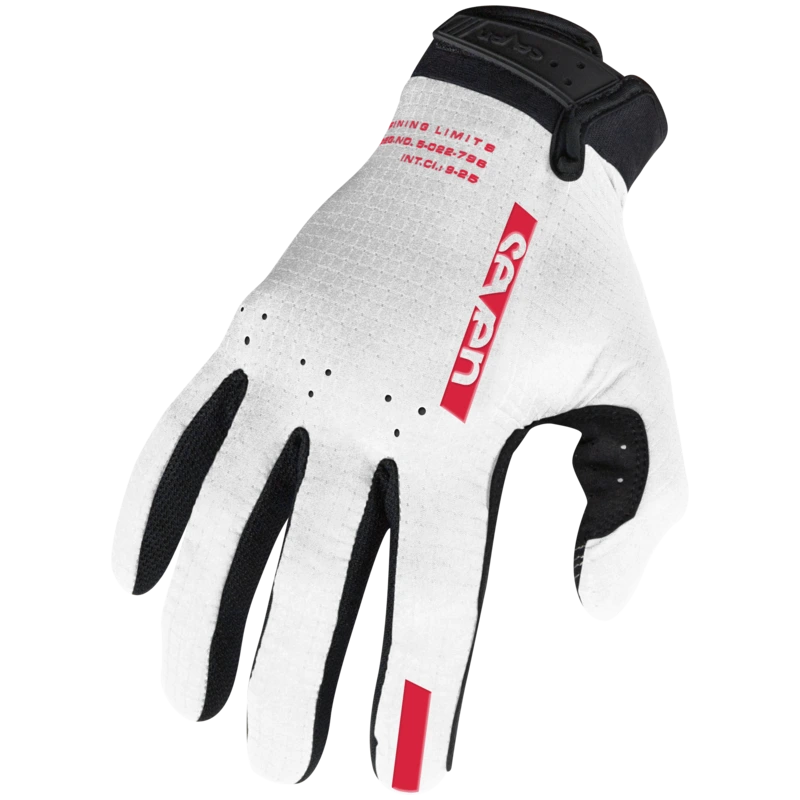 כפפות רכיבה סבן לבן אדום – SEVEN Annex Ult Edge Glove