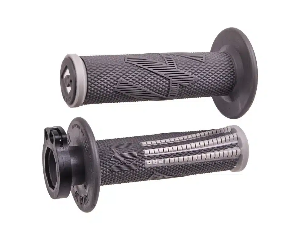 גריפים כולל ידית מצערת אפור ODI Lock-On V2 EMIG Pro