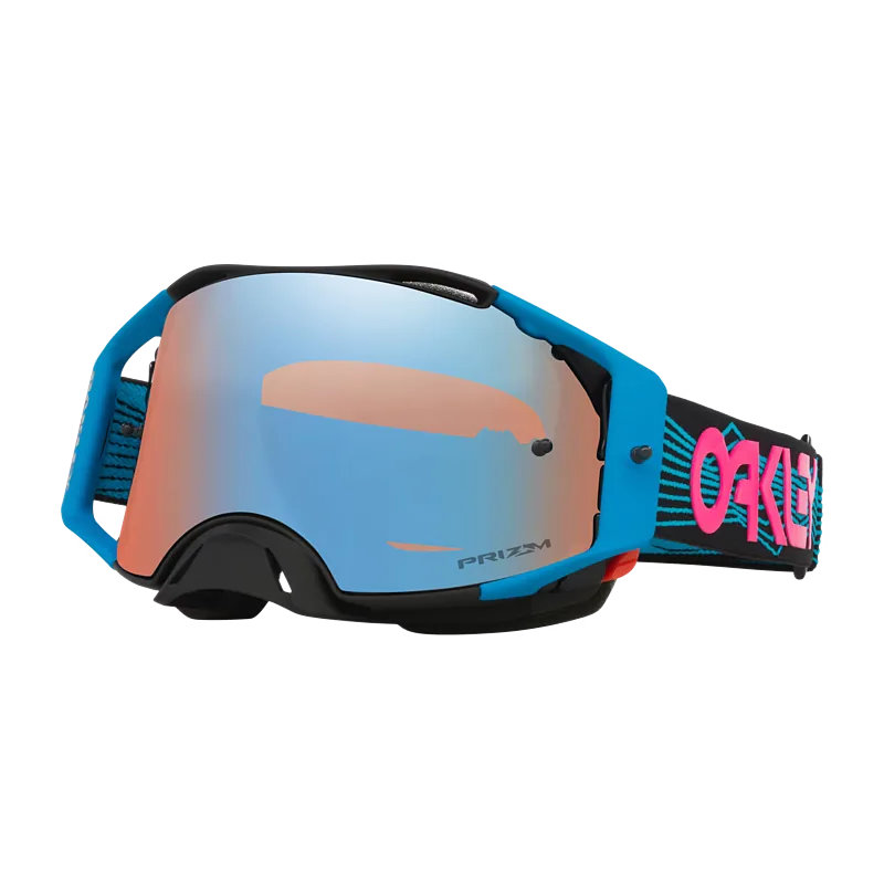 משקף אבק אוקלי כחול/ורוד – Oakley Airbrake MX Blue Wired Prizm