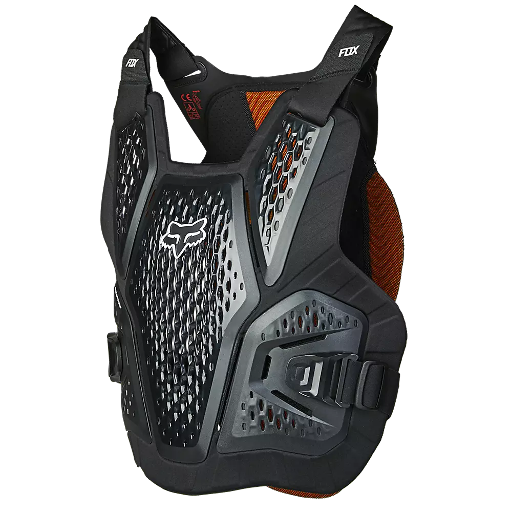 מגן חזה פוקס שחור FOX Raceframe Impact SB CE D30