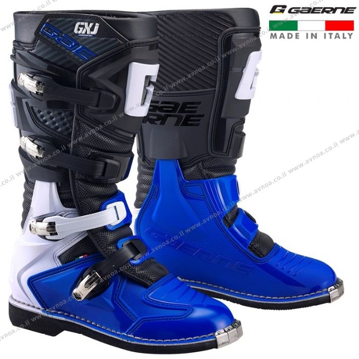 מגפי רכיבה ילדים גארנה עם ציר כחול/שחור GAERNE GXJ
