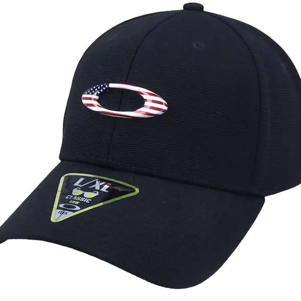 כובע אוקלי שחור אמריקה – OAKLEY Tincan Cap
