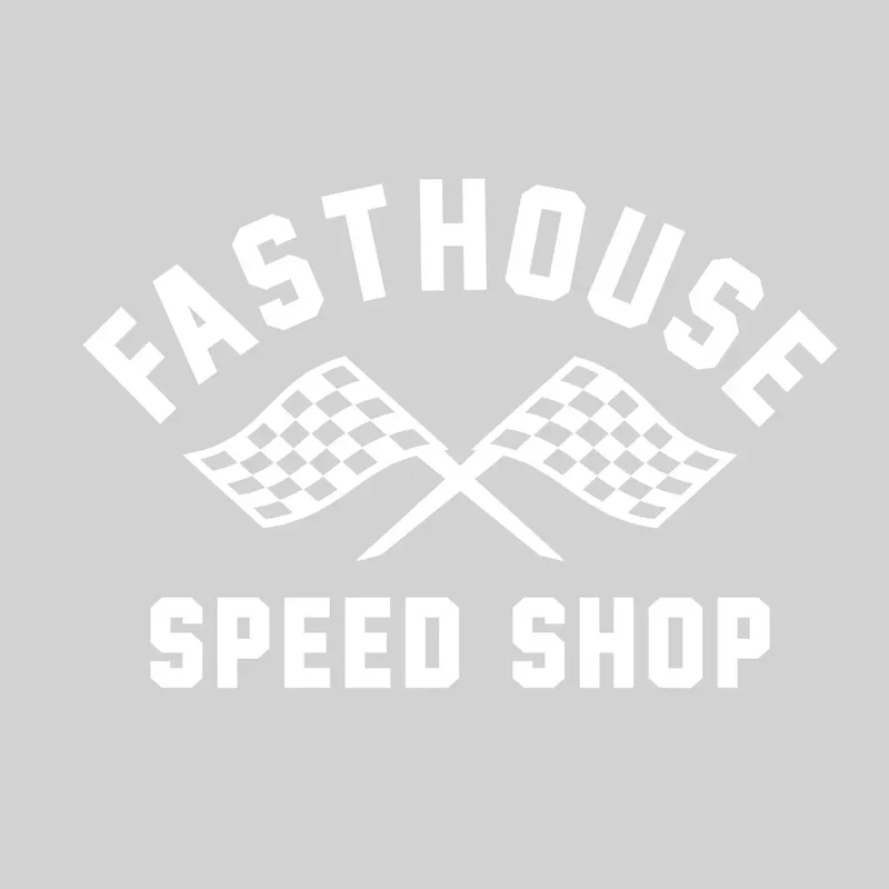 מדבקה פסטהאוס לבן – Fasthouse Crossroad Die Cut Sticker White