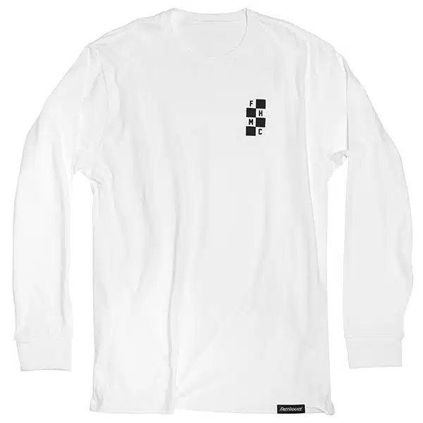 חולצה ארוכה פסטהאוס לבן FASTHOUSE Chalet LS Tee White