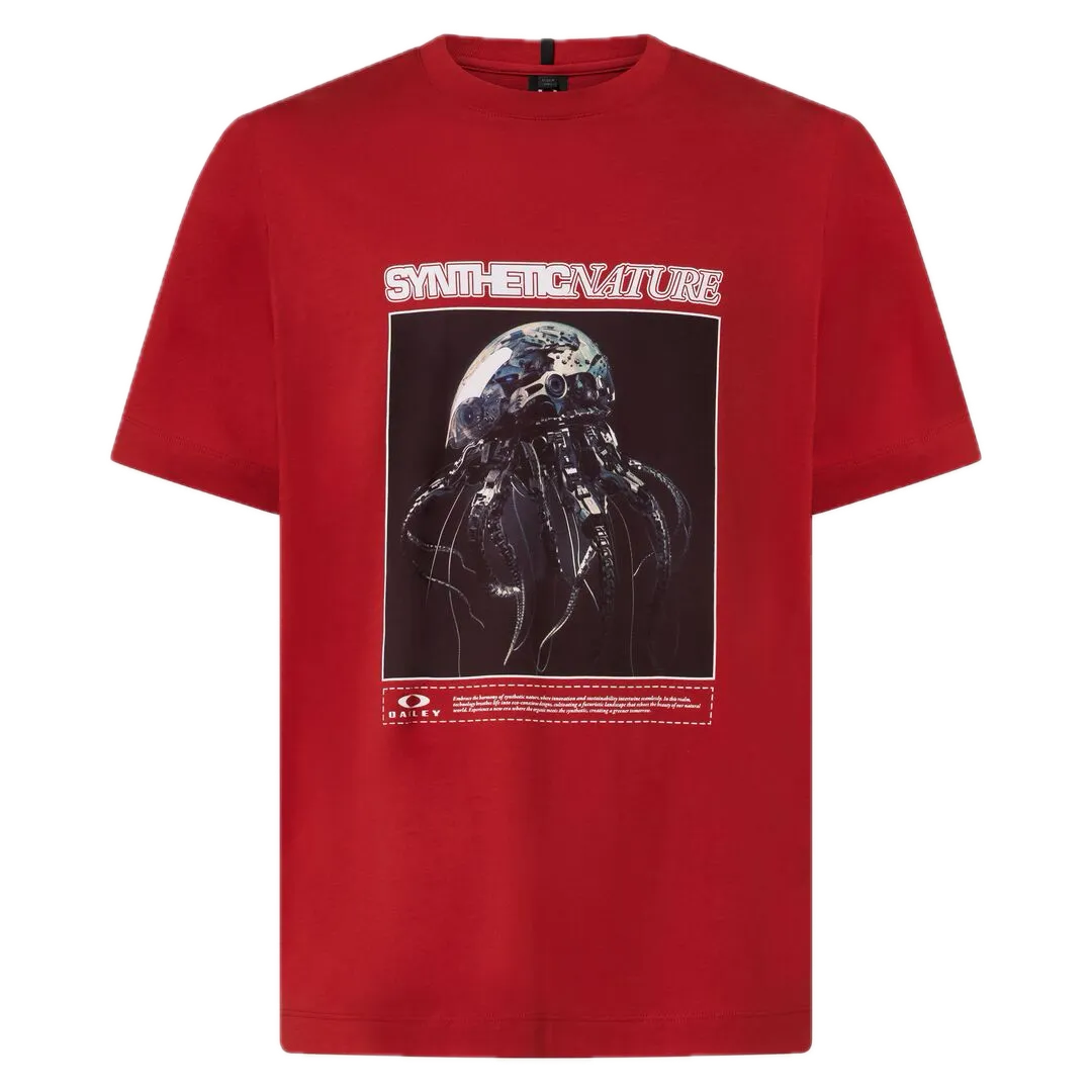 חולצת טריקו קצרה אוקלי אדום – OAKLEY FUTURESCAPE JELLYFISH TEE