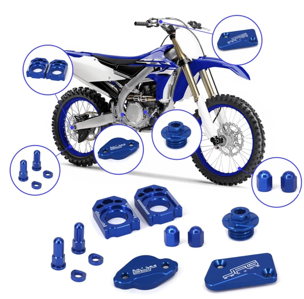 סט אנודייז לאופנוע ימאה YAMAHA