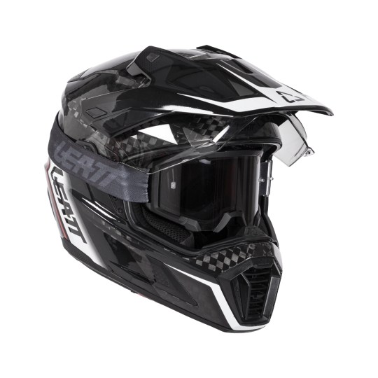 קסדה אדוונצ'ר ליט 9.5 קרבון כולל משקף אבק LEATT ADV 9.5 V25 Carbon
